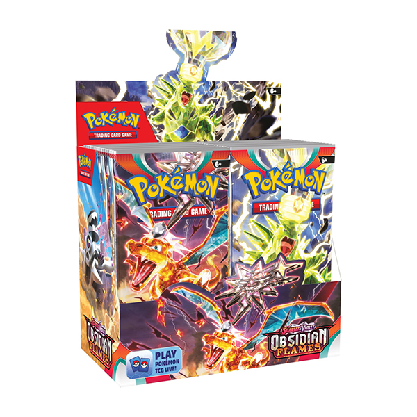 Pokemon Tcg Obsidian Flames Booster Caja en Ingles 3