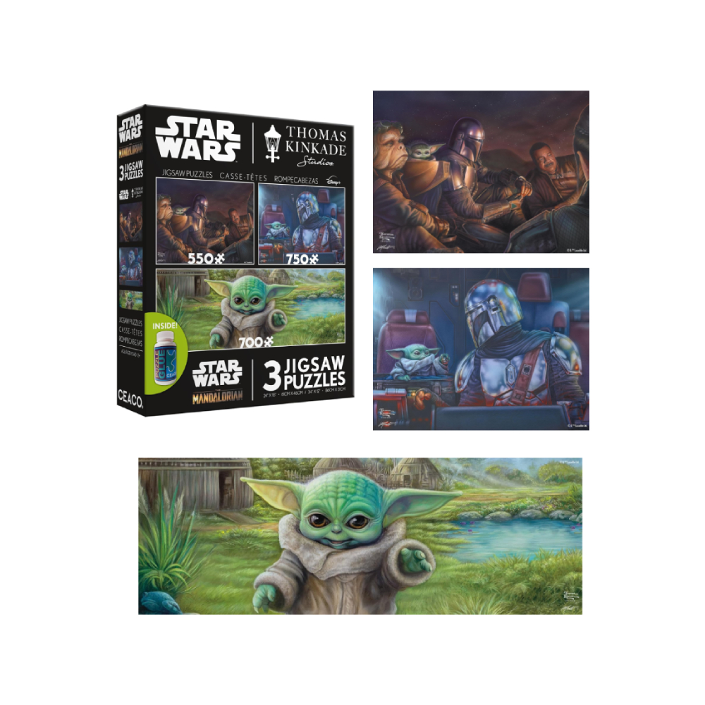 Rompecabeza Star Wars Pack De 3 Incluye Goma 1