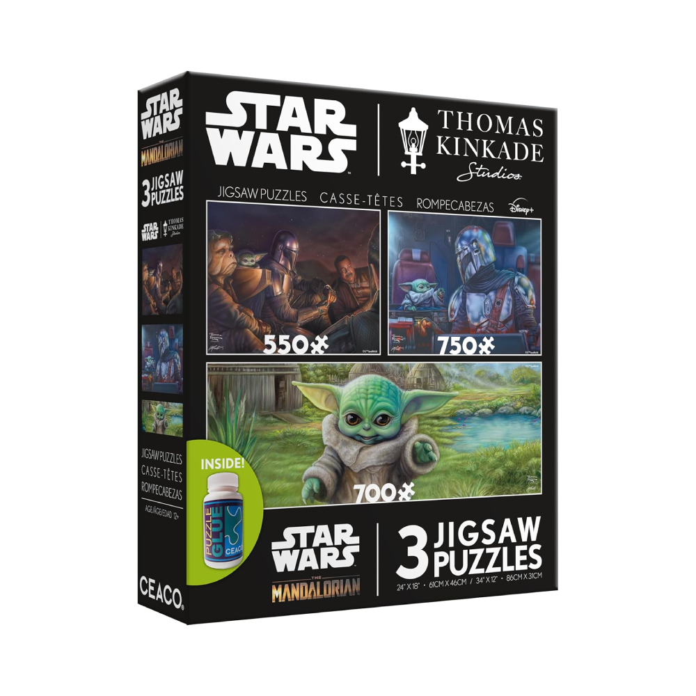 Rompecabeza Star Wars Pack De 3 Incluye Goma 5