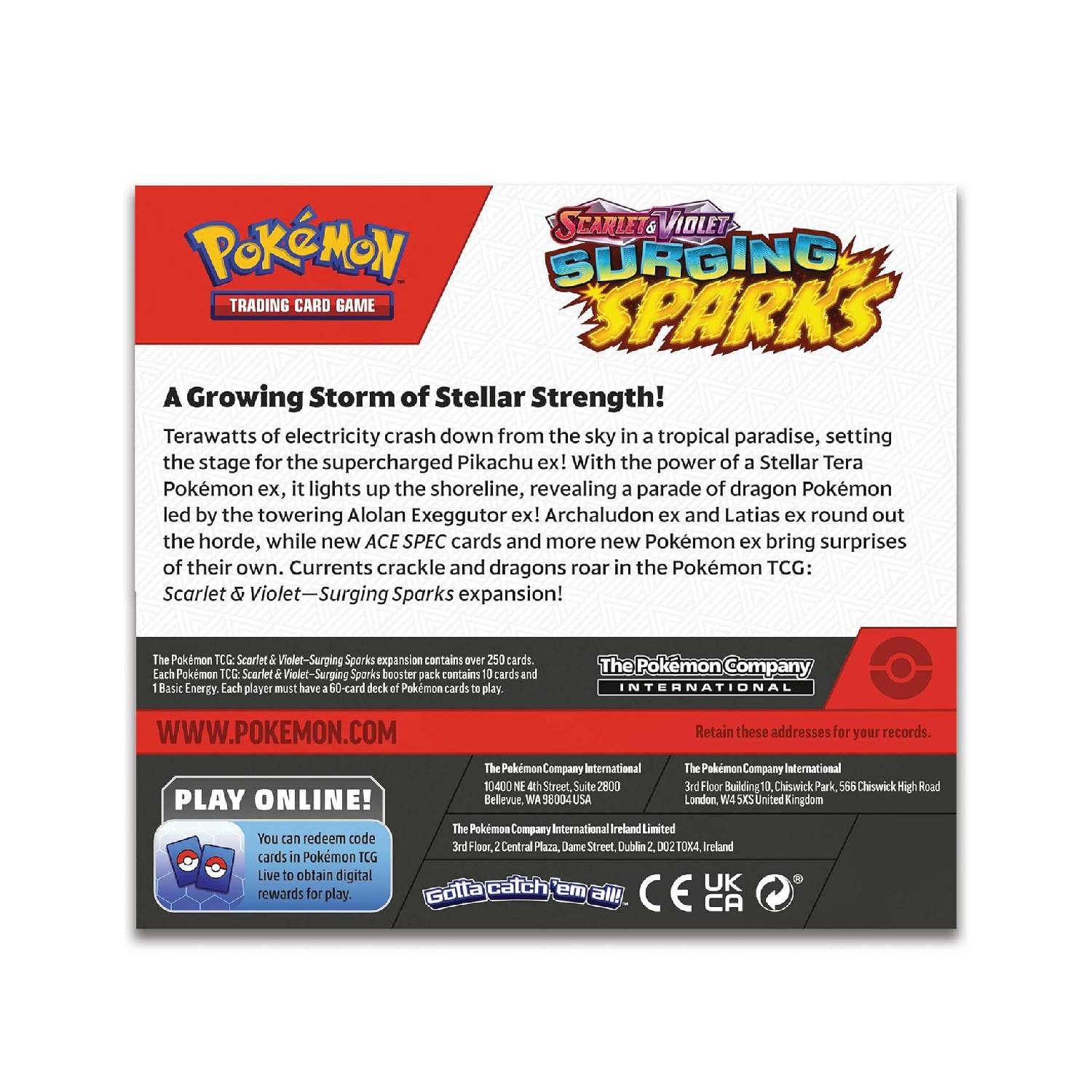 Pokemon TCG Surging Sparks Booster Display Box Ingles 5