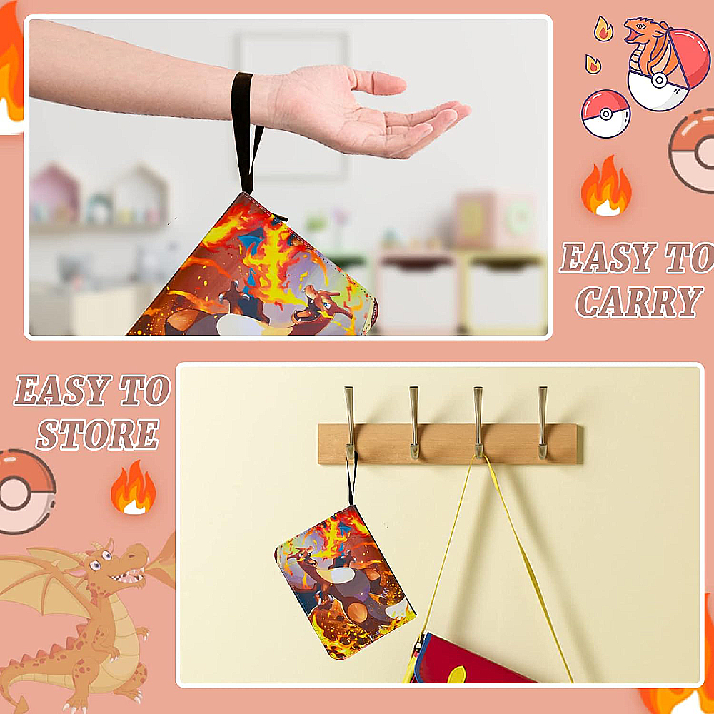 Pokemon Folder 9 Pocket Charizard 900 Cartas 4