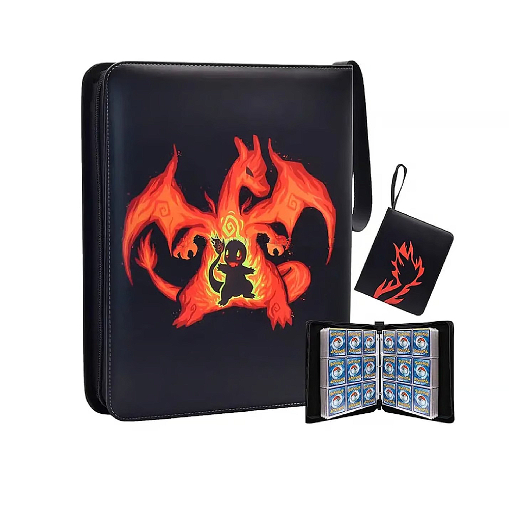Pokemon Folder 9 Pocket Charizard Charmander 720 Cartas
