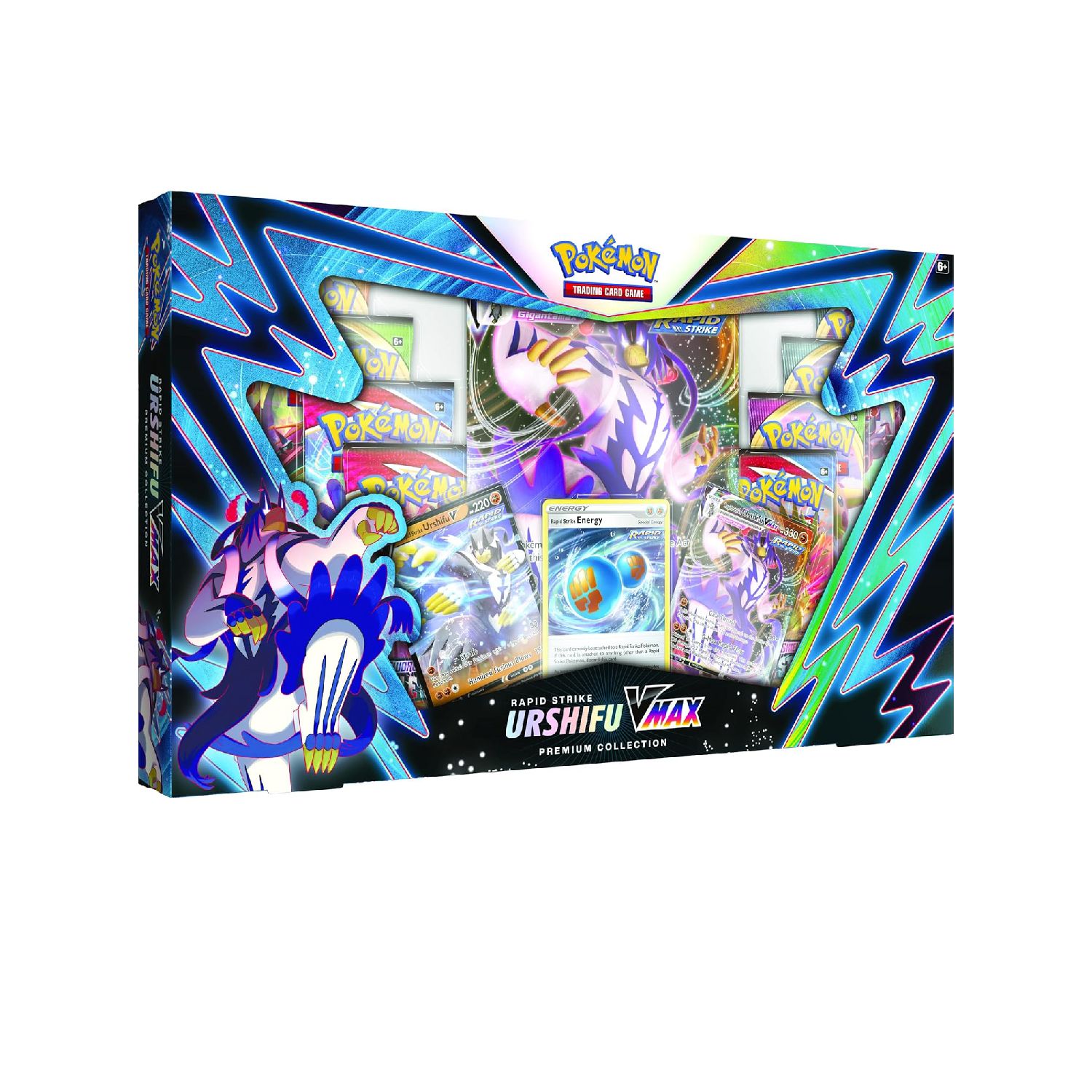 Pokemon TCG Rapid Strike Urshifu Vmax Premium Box Ingles 1