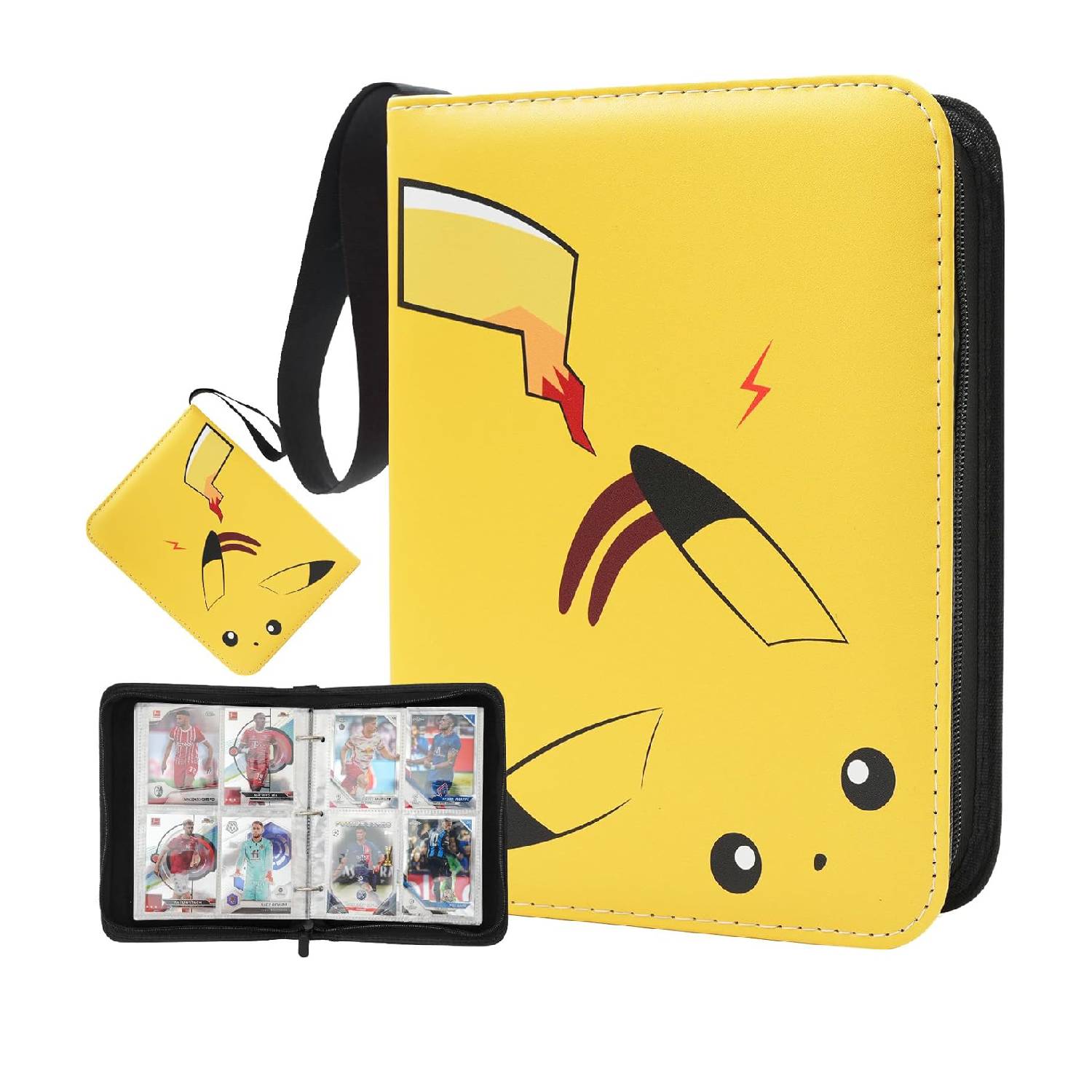 Pokemon Folder 4 Pocket 440 Cartas Pikachu 1
