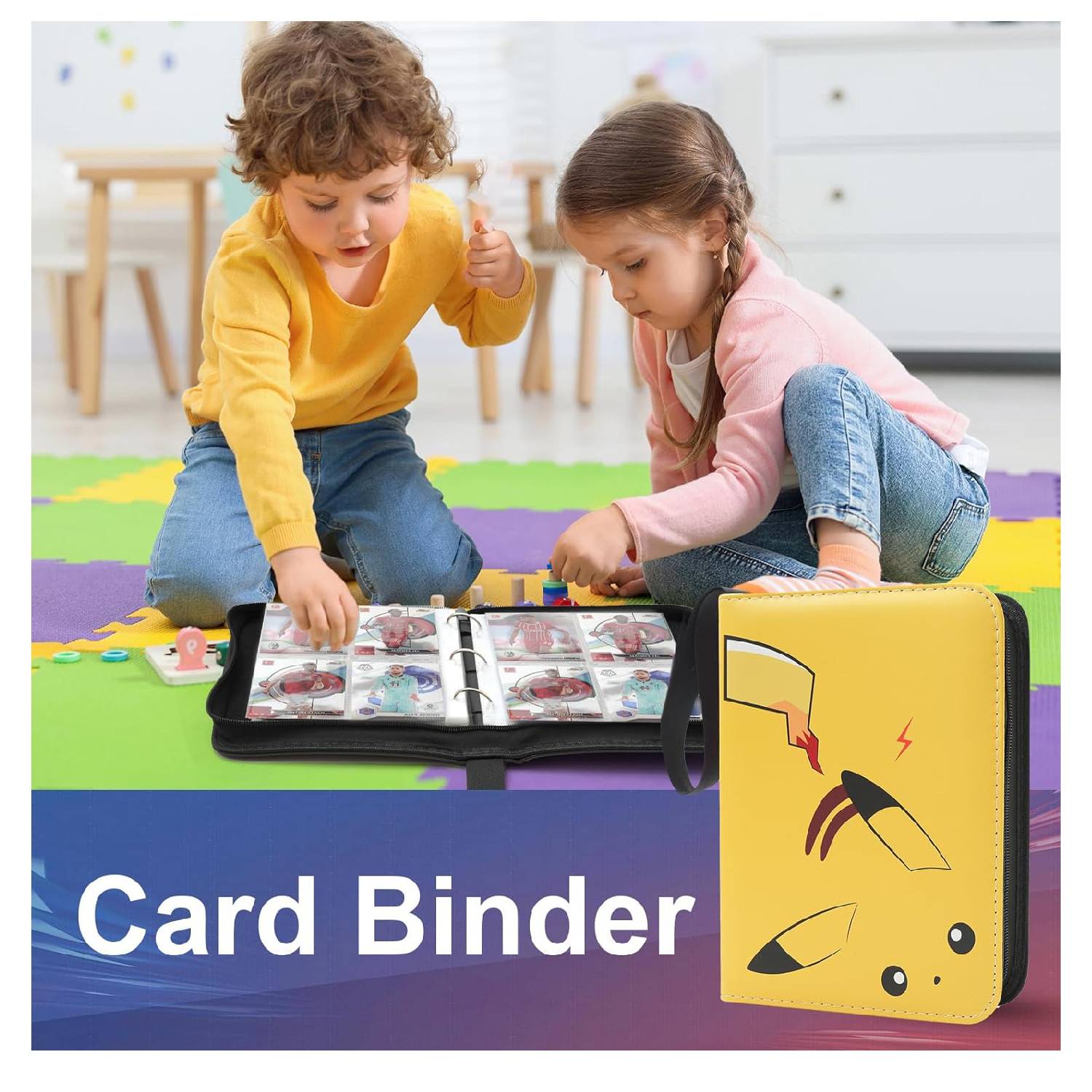 Pokemon Folder 4 Pocket 440 Cartas Pikachu 5