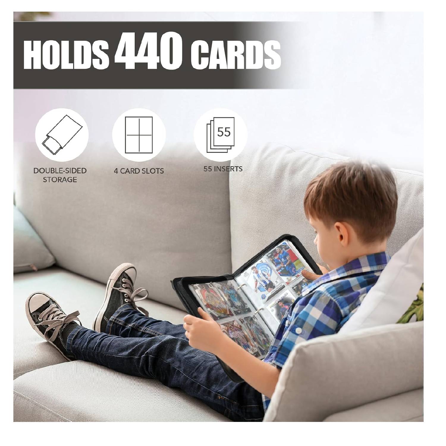 Pokemon Folder 4 Pocket 440 Cartas Pikachu 6