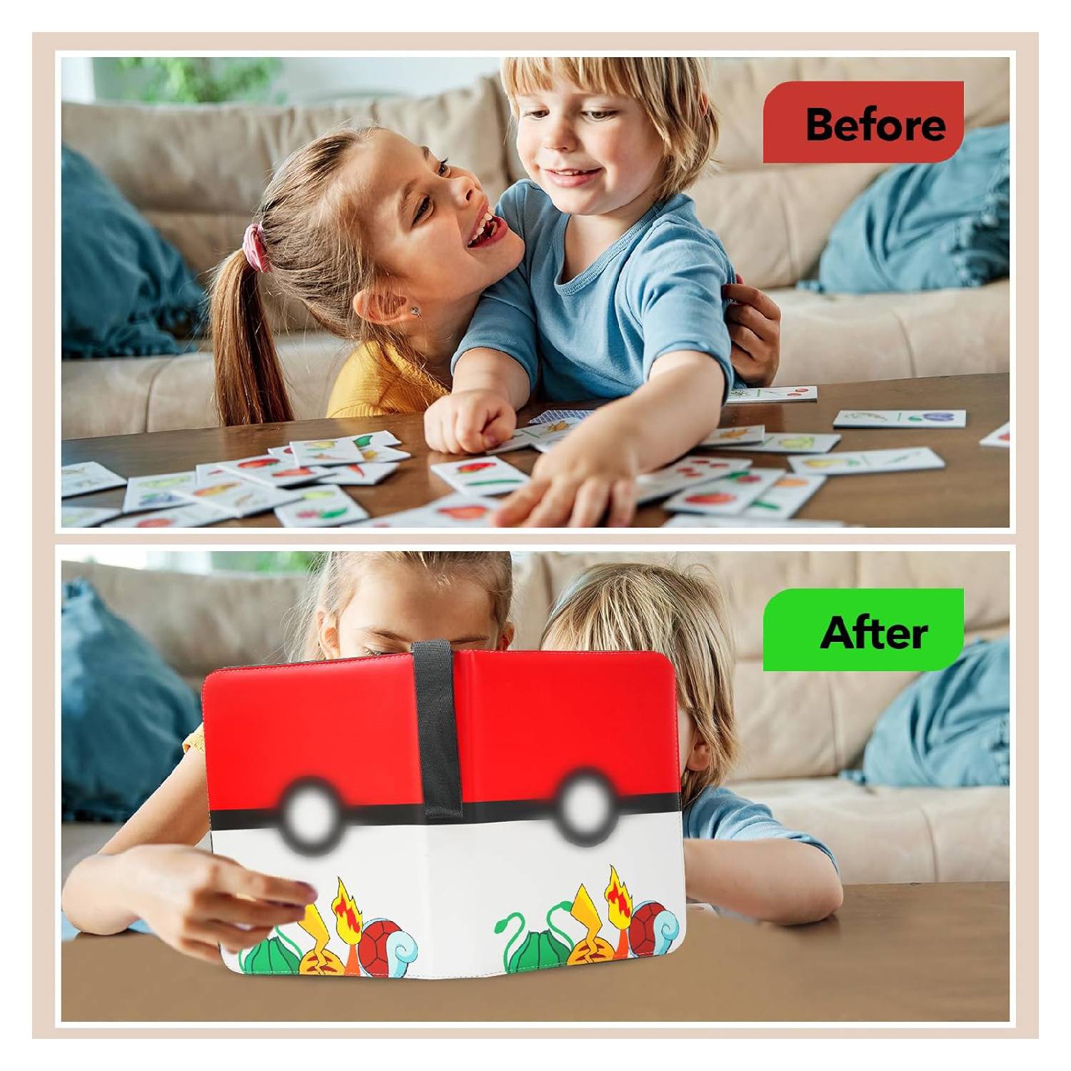 Pokemon Folder 9 Pocket Pokeball 900 Cartas 4