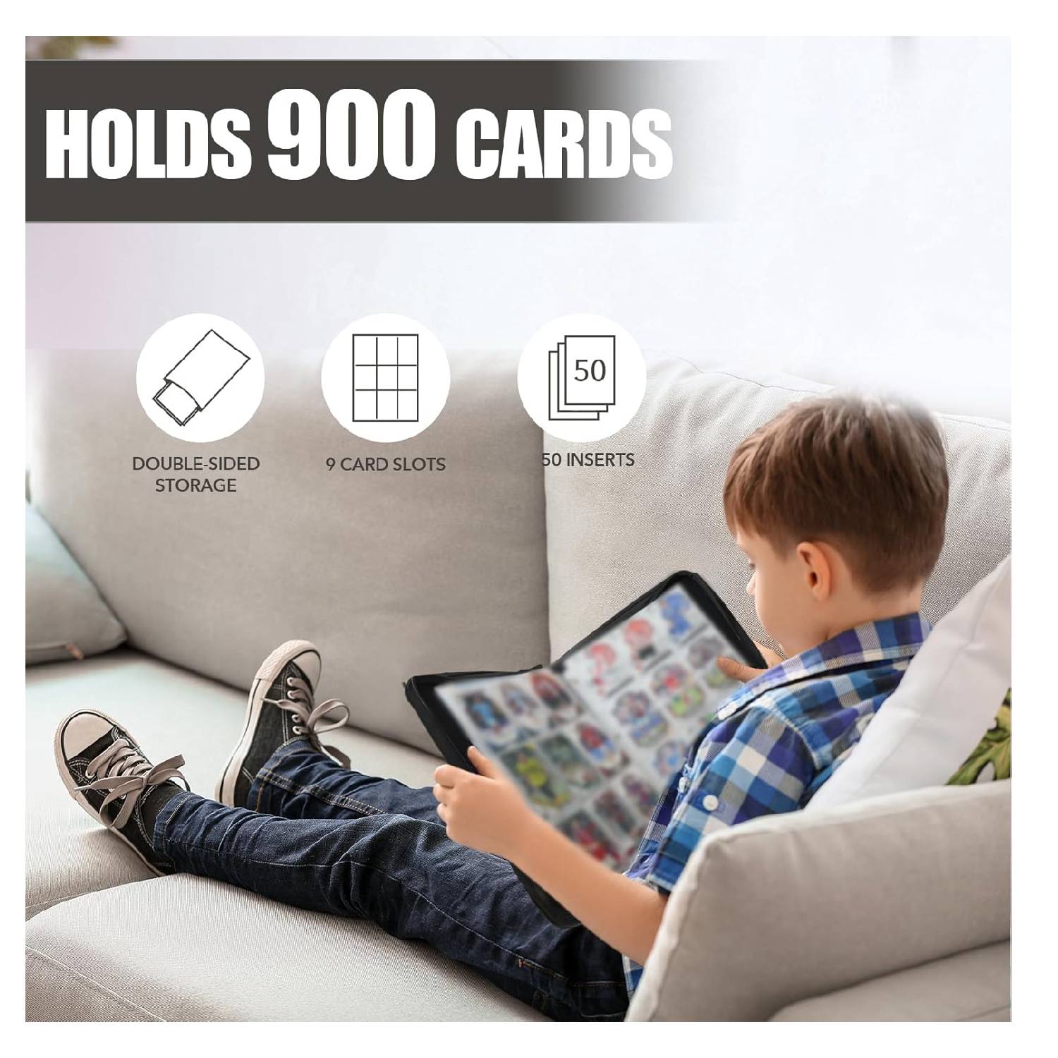 Pokemon Folder 9 Pocket Pokeball 900 Cartas 6