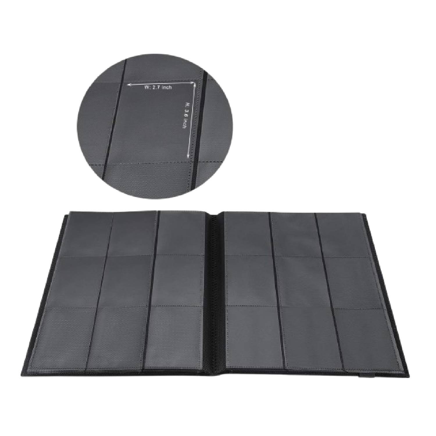 Folder Gosu 9 Bolsillos Capacidad 360 Rojo Cartas 3