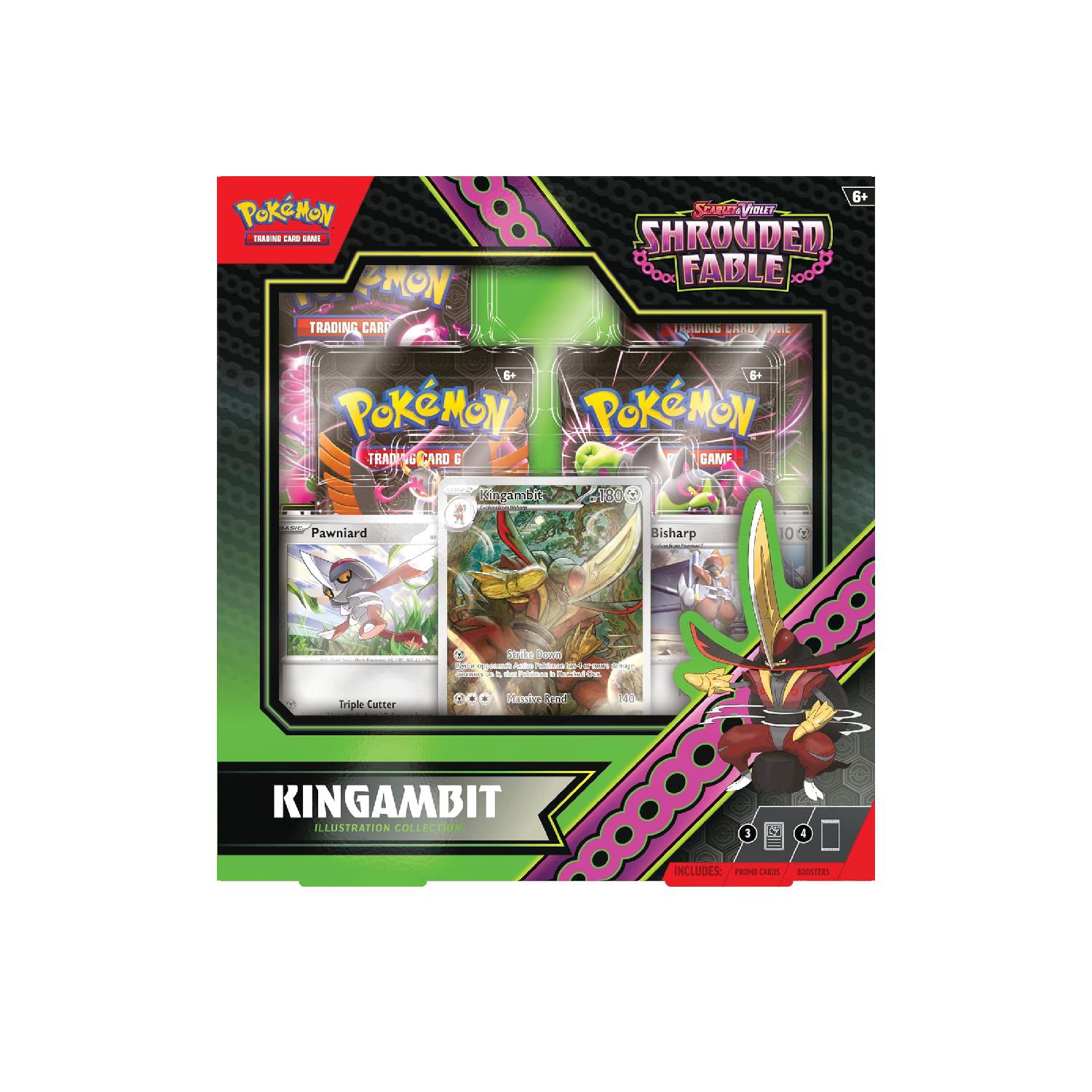 Pokemon TCG Shrouded Fable Kingambit Ingles 2