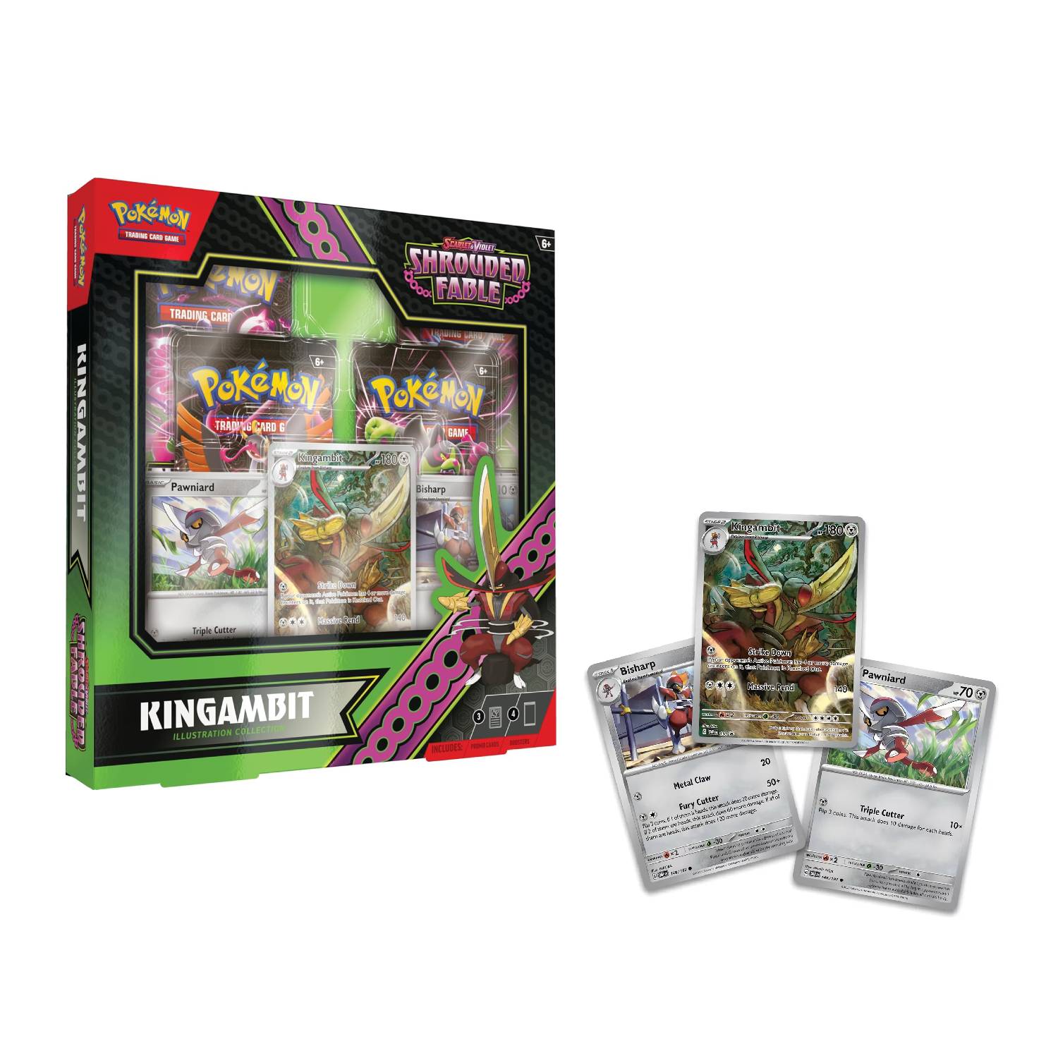 Pokemon TCG Shrouded Fable Kingambit Ingles1