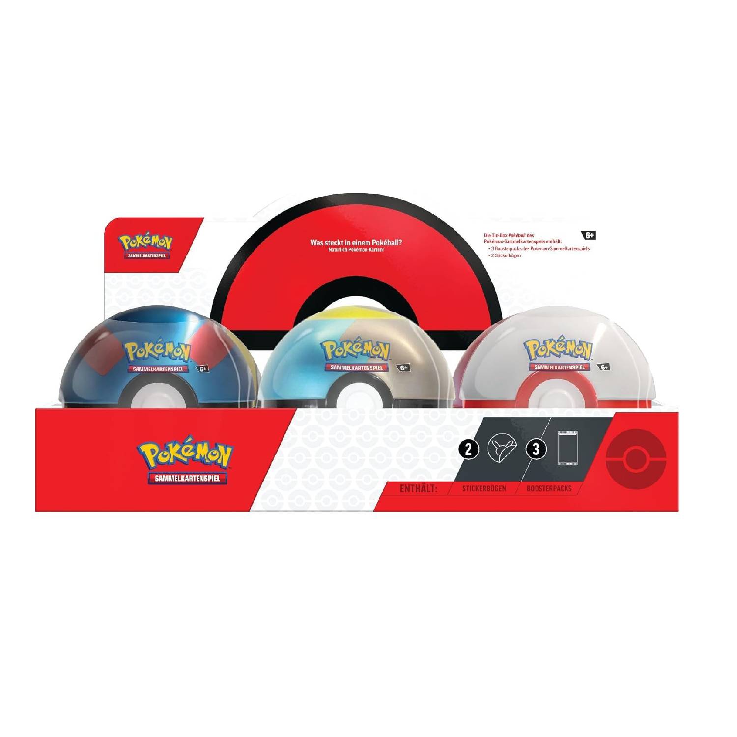 Pokemon TCG Pokeball Tin Set De 6 Ingles 2024 1