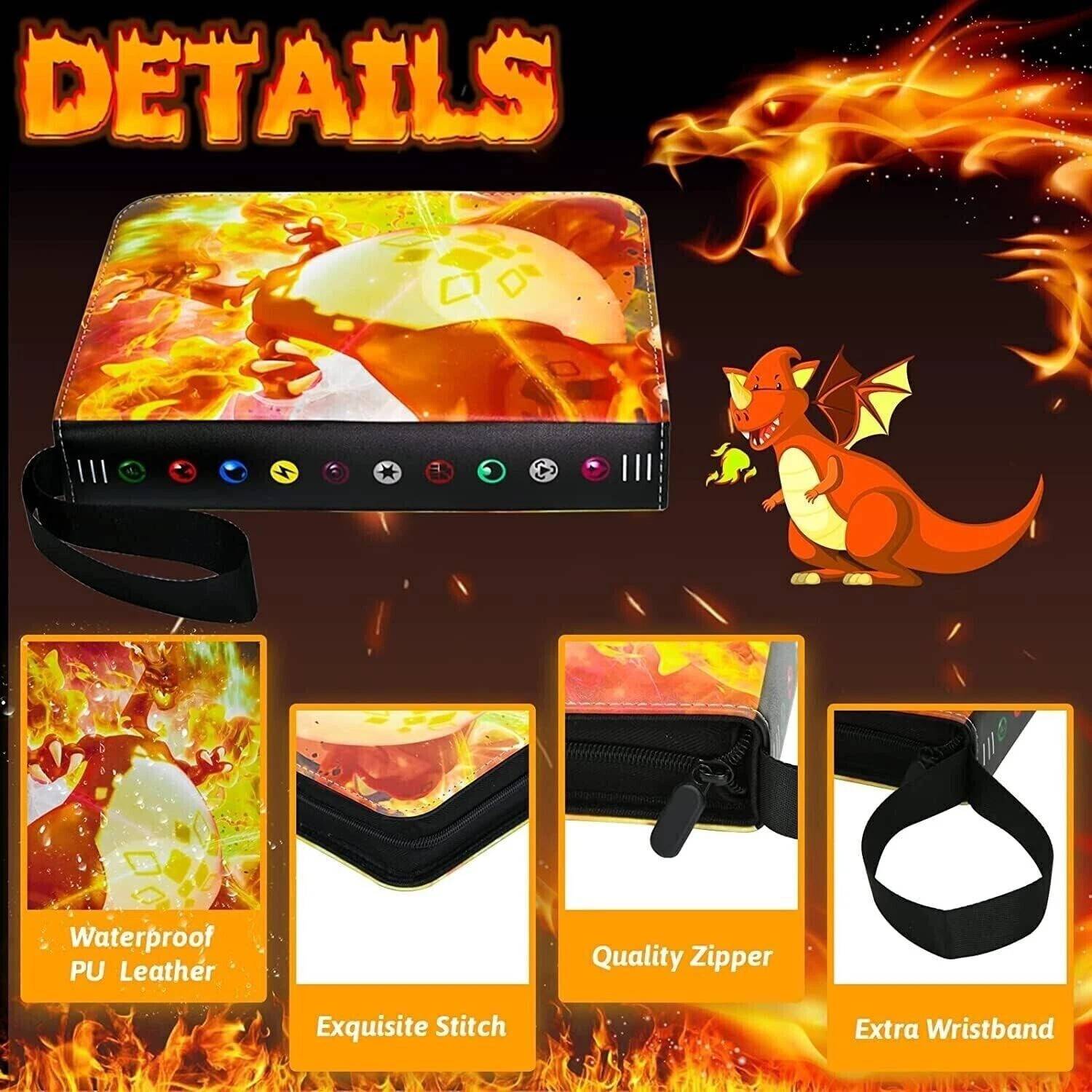 Pokemon Folder 4 Pocket 900 Cartas Charizard G-Max 2