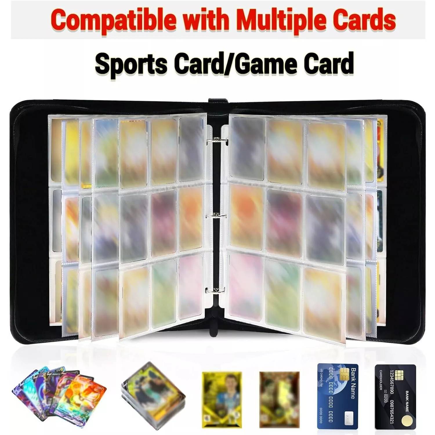 Pokemon Folder 4 Pocket 900 Cartas Charizard G-Max 3