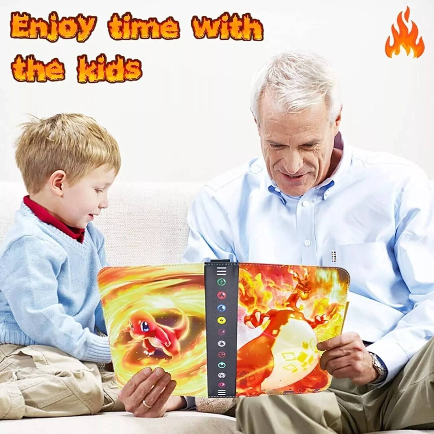 Pokemon Folder 4 Pocket 900 Cartas Charizard G-Max 6