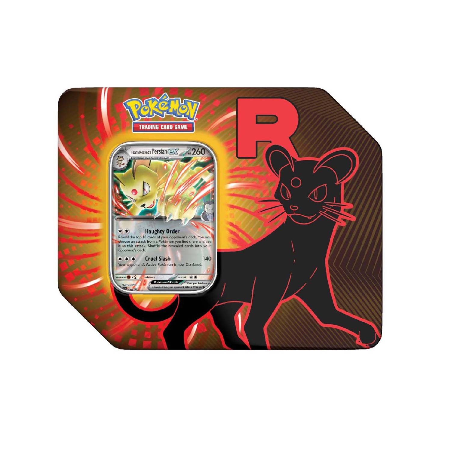 Pokemon TCG Team Rocket Tin Pack 3 Ingles C_u 2