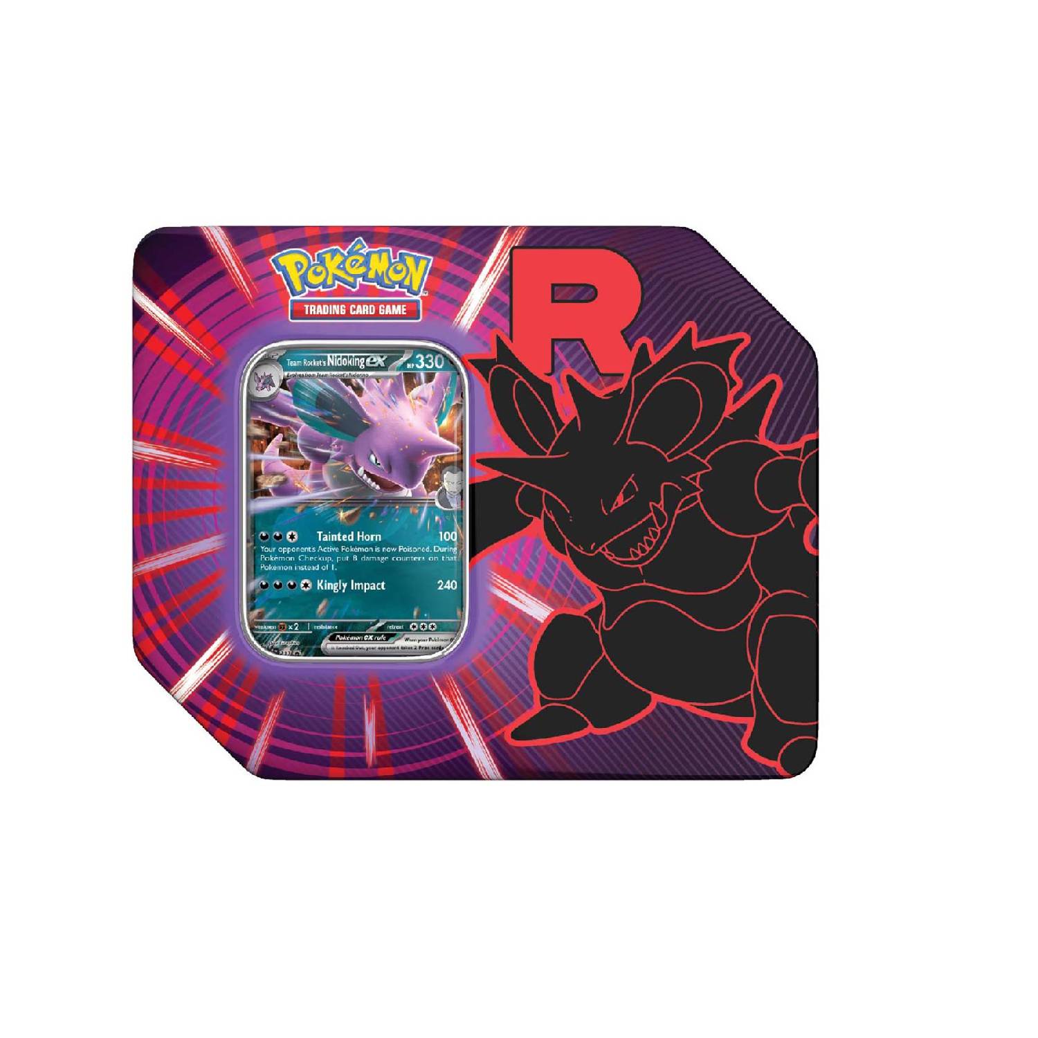 Pokemon TCG Team Rocket Tin Pack 3 Ingles C_u 4