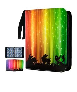 Pokemon Folder 9 Pocket 900 Cartas Arcoíris Eevee Eeveelutions