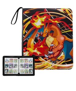 Pokemon Folder 9 Pocket 900 Cartas Charizard Fuego
