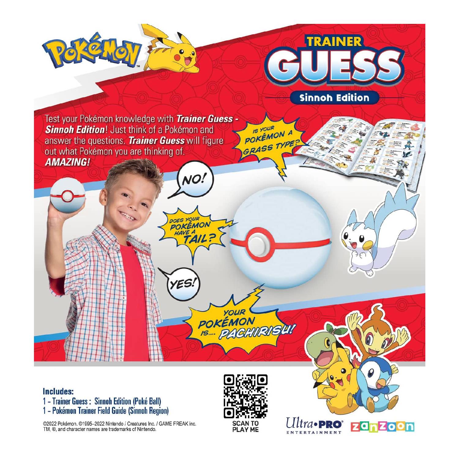 Pokémon Ultra Pro Trainer Guess Sinnoh Toy 3