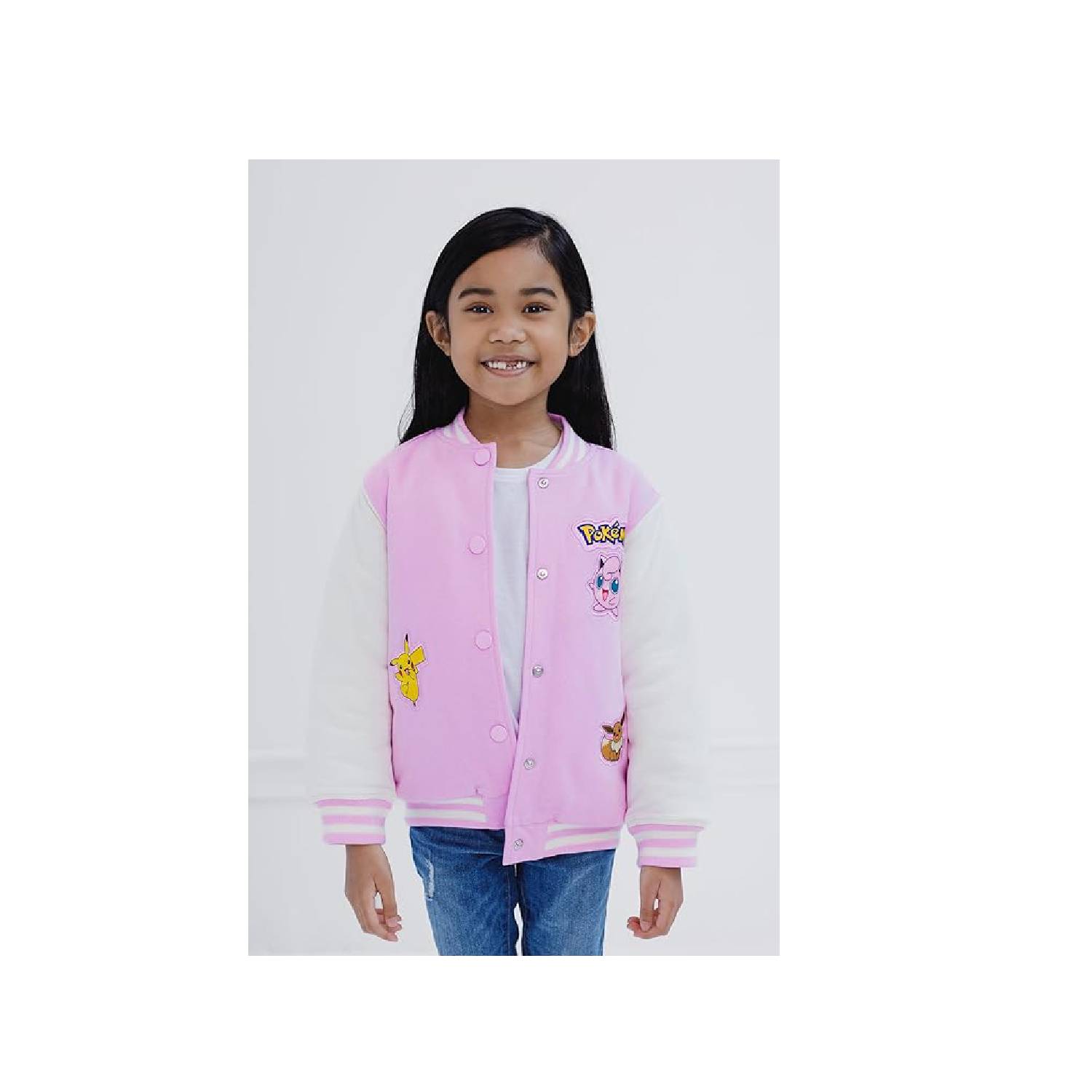Pokemon Chaqueta Bomber De Felpa Francesa Talla 10-12 5