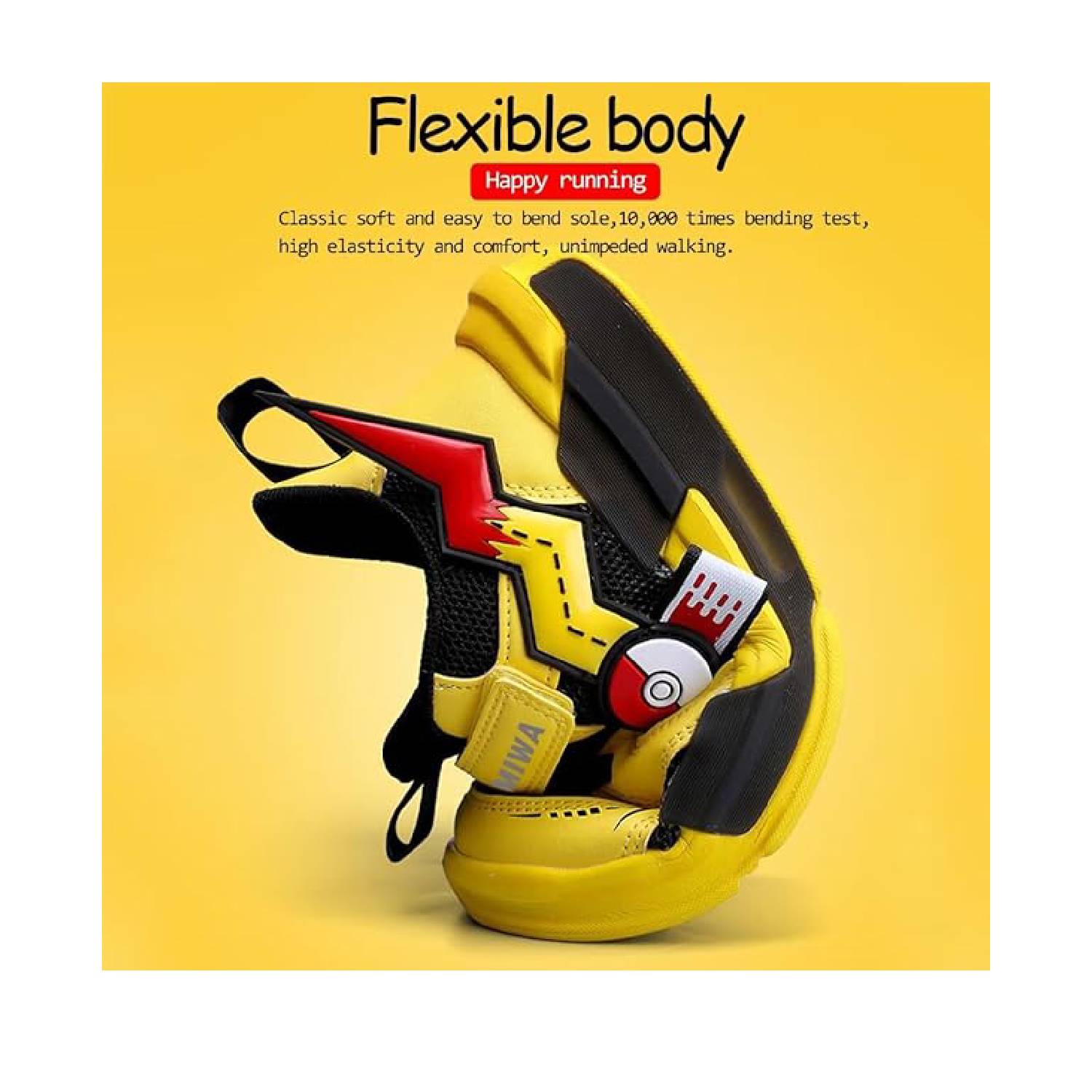 Pokemon Zapatilla Pikachu Niños Talla 12 US2